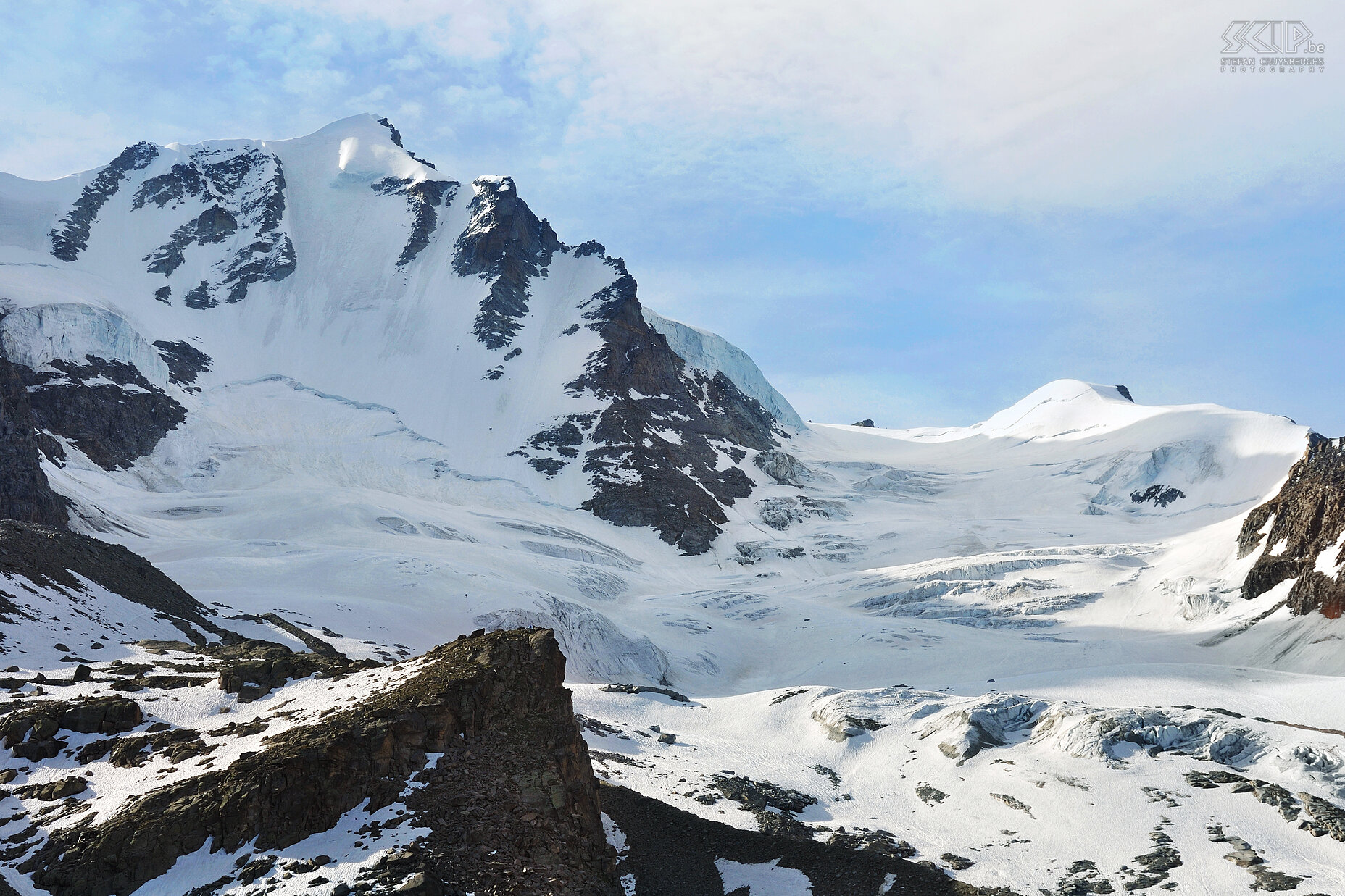 Gran Paradiso seen from Chabod hut  Stefan Cruysberghs